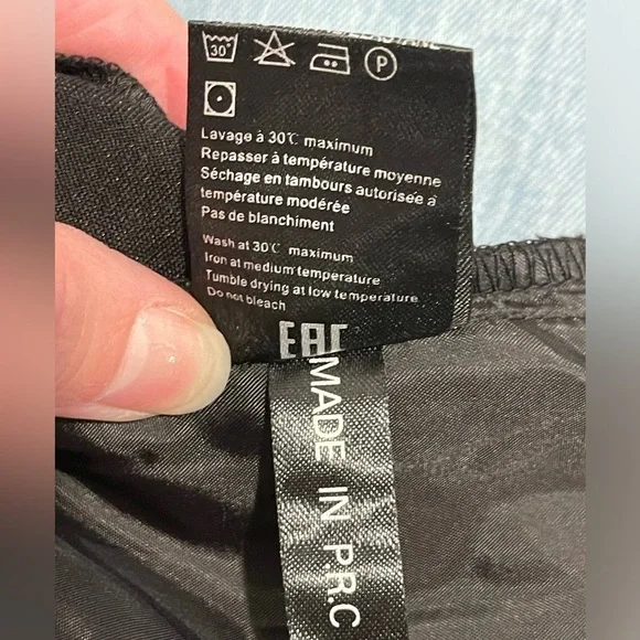 Sixth June Paris utilitarian style black joggers size M EUC - Picture 11 of 11